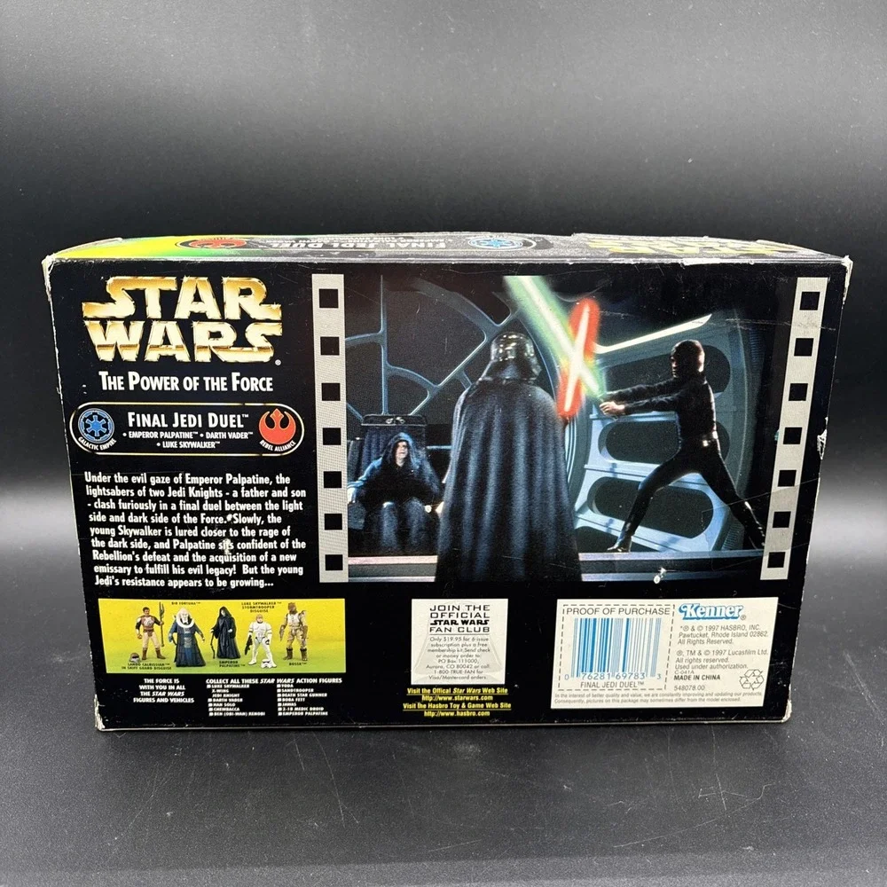 Star Wars The Power Of The Force Final Jedi Duel Figure Set Sealed 1997 NIB